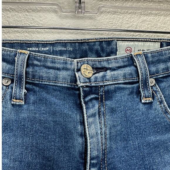 AG-ED Adriano Medium Light Wash Prima Crop Cigarette Leg Jeans 30 - Picture 5 of 16